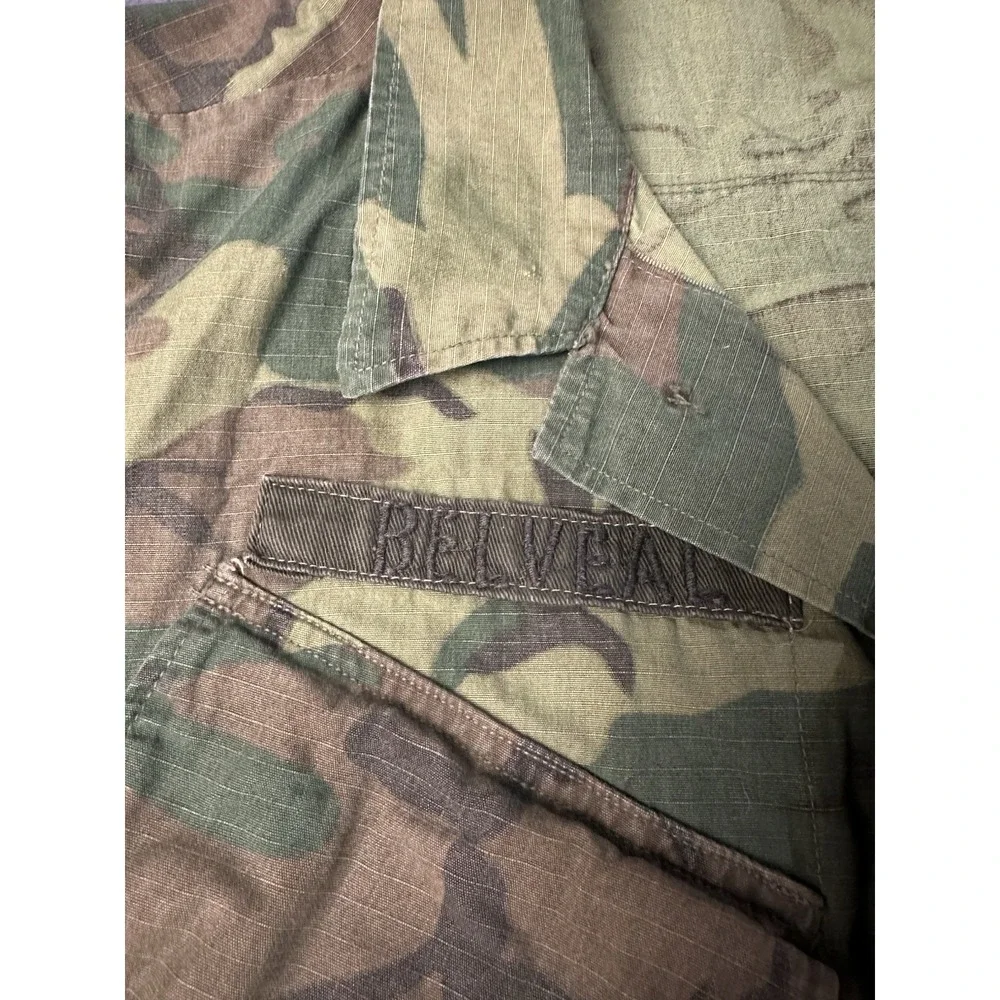 Vietnam US ARMY USMC Jungle Jacket Coat Lowland ERDL Medium Short Camouflage EUC